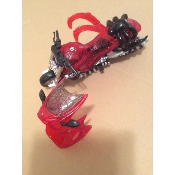 Rare Spiderman Motorbike Motorcycle Bike ToyBiz Vintage 1988 Marvel Superhero - Picture 4 of 7